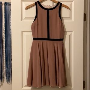 Lavender Brown Dress